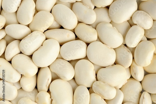 White navy beans pattern