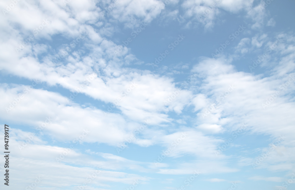 White clouds in the sky White clouds in the sky