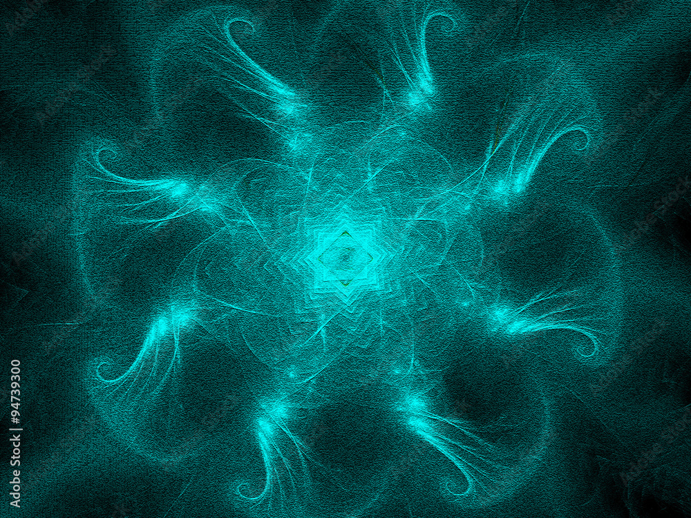 Obraz premium Fractal kwiat. Fraktal sztuka tło dla kreatywnego projektowania. Dekoracja na pulpit, plakat, broszura na tapetę. Streszczenie tekstura. Psychodeliczny. Drukuj na ubrania, koszulkę.