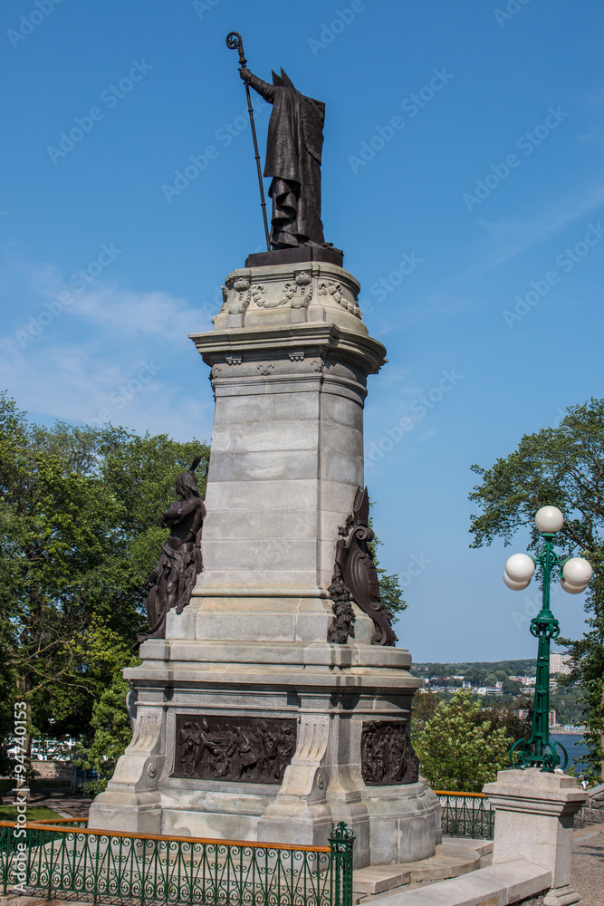 Monument Monseigneur De Laval Quebec City Québec Canada