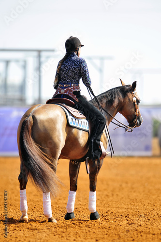 The rider on horseback 