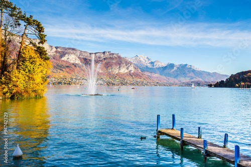 Le long du Jardin de L'Europe, Annecy