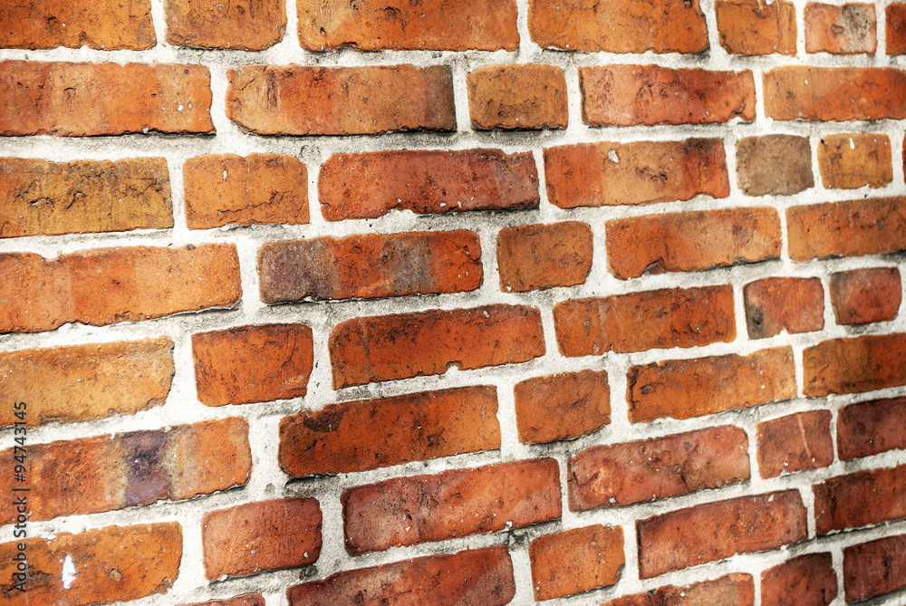 Obraz premium Steinmauer Hintergrund, alte Backsteinmauer