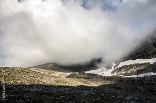 Clouds in Norwegian mountains