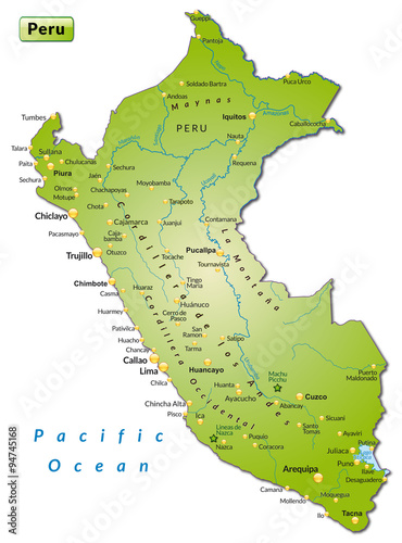Karte von Peru
