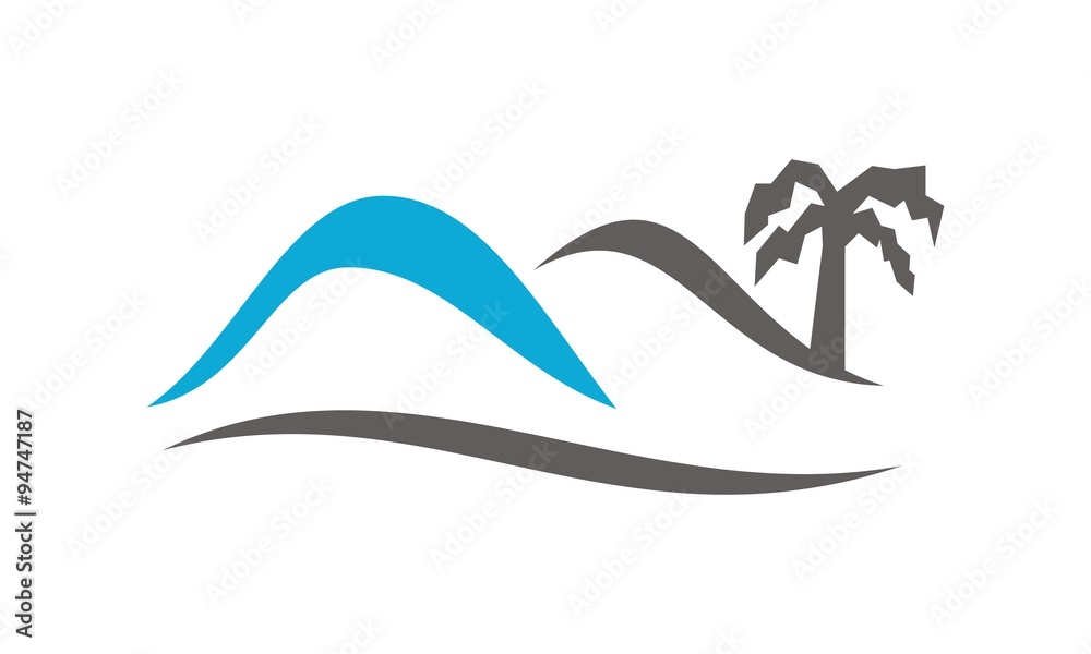 Obraz premium Desert Logo