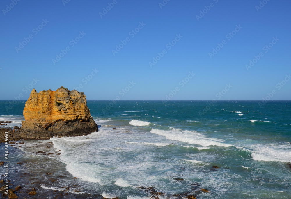 Table Rock in Eagle Point Marine Sanctuary, located at Aireys Inlet on the Great Ocean Road, Victoria, Australia. Table Rock in Eagle Point Marine Sanctuary, located at Aireys Inlet on the Great Ocean Road, Victoria, Australia.