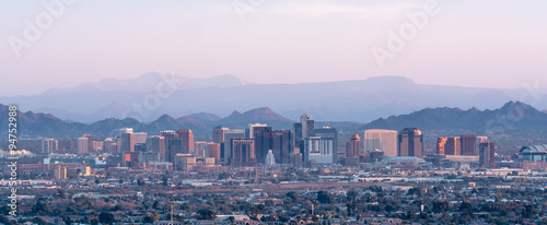 Phoenix Arizona Skyline Panorama photo