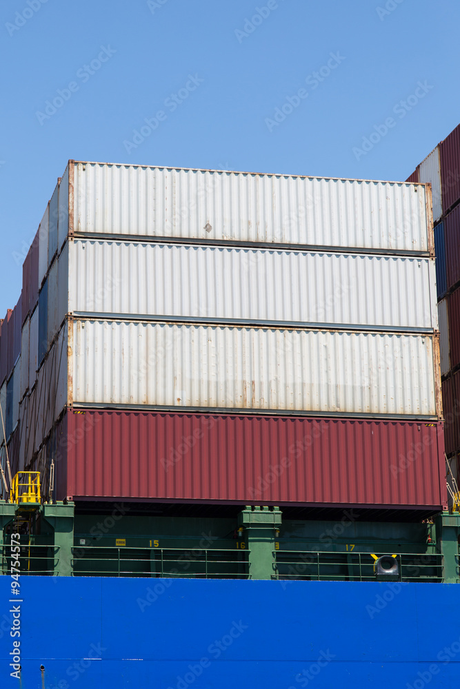 Fototapeta premium Container ship