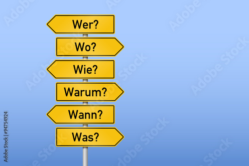 verkehrszeichen himmelh w-fragen I
