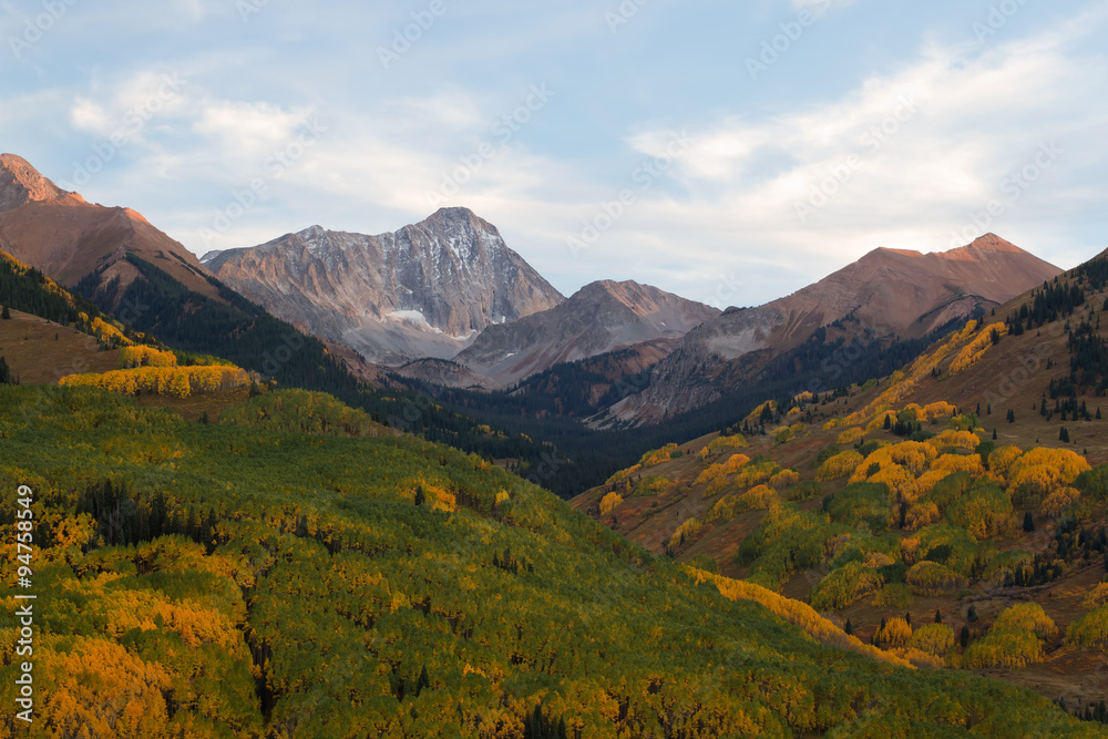 Capitol Peak in the Snowmass wilderness in the Fall