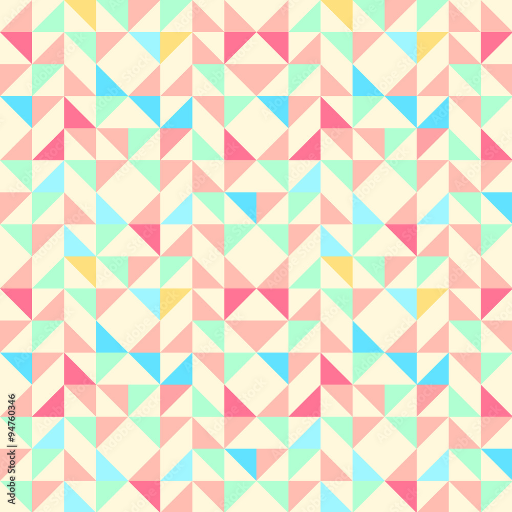Geometric seamless pattern background.