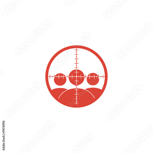 Sight device icon.