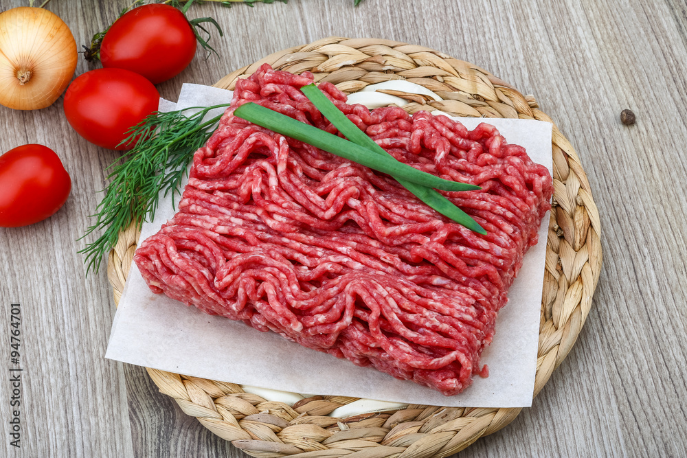 Raw minced meat Raw minced meat