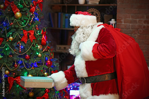 Santa Claus with bag, fille...