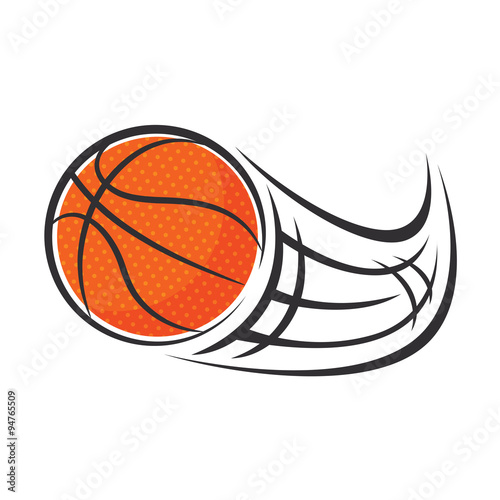 flying basket ball