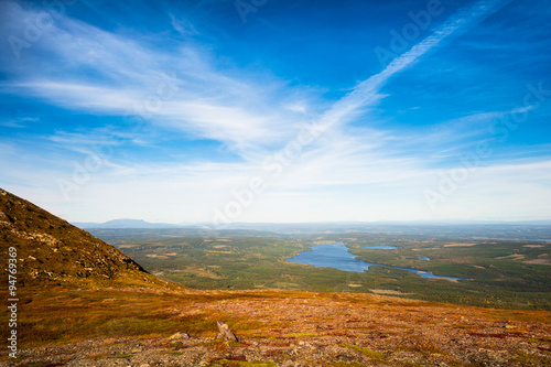 stunning views over forests and lakes