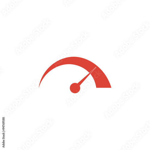 Vector speedometer icon