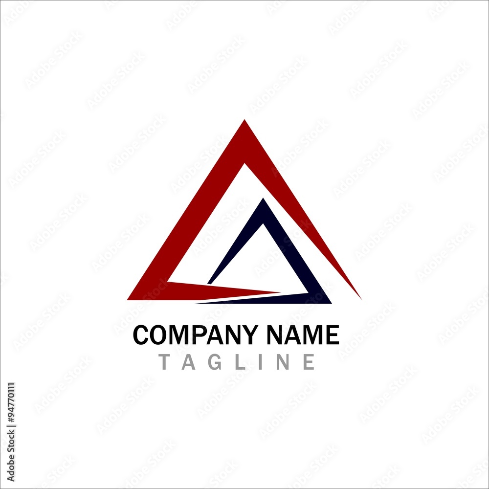 triangle vector logo icon