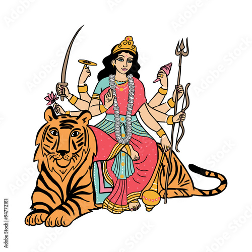 Indian goddess Durga