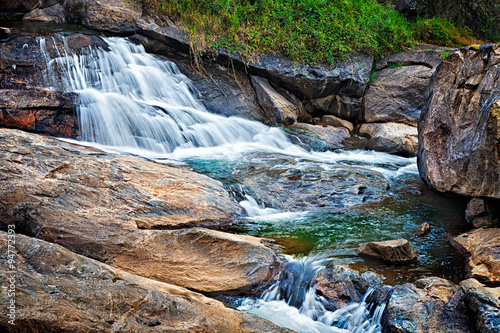 Small tropical waterfall