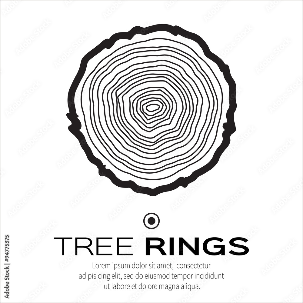 Rough organic texture of annual tree rings pattern. Wooden tree cut surface  background. Felled tree trunk or stump structure 26681183 Stock Photo at  Vecteezy