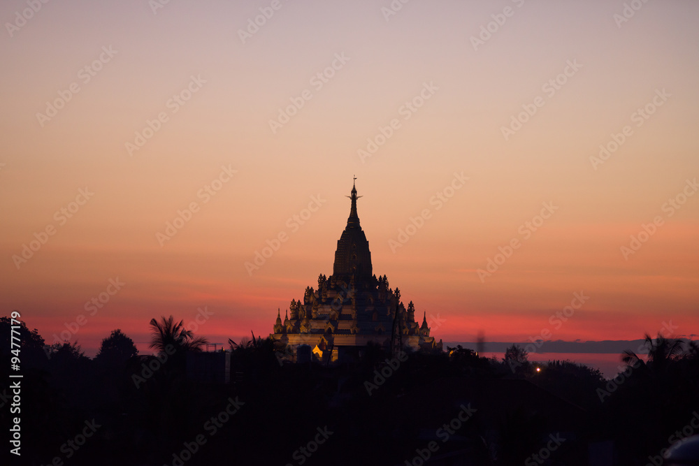 The Swal Daw Pagoda in Yangon