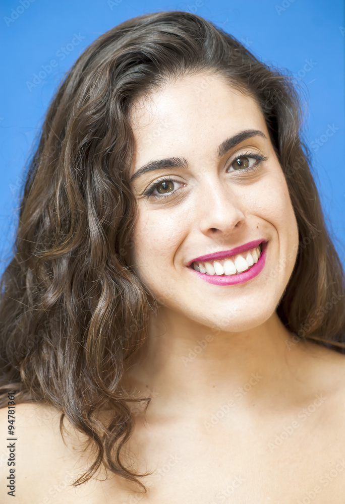 Obraz premium Portrait of Beautiful Young Woman
