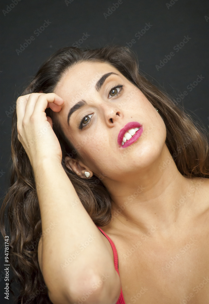 Portrait of Beautiful Young Woman Portrait of Beautiful Young Woman