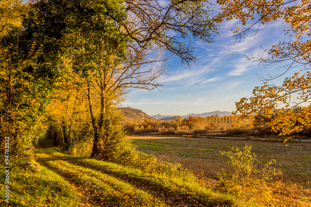 Couleurs d'automne en région Rhône Alpes
