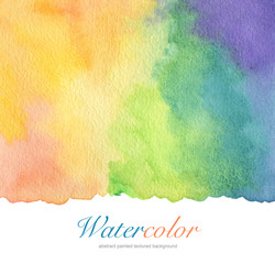 Abstract acrylic and watercolor brush strokes painted background