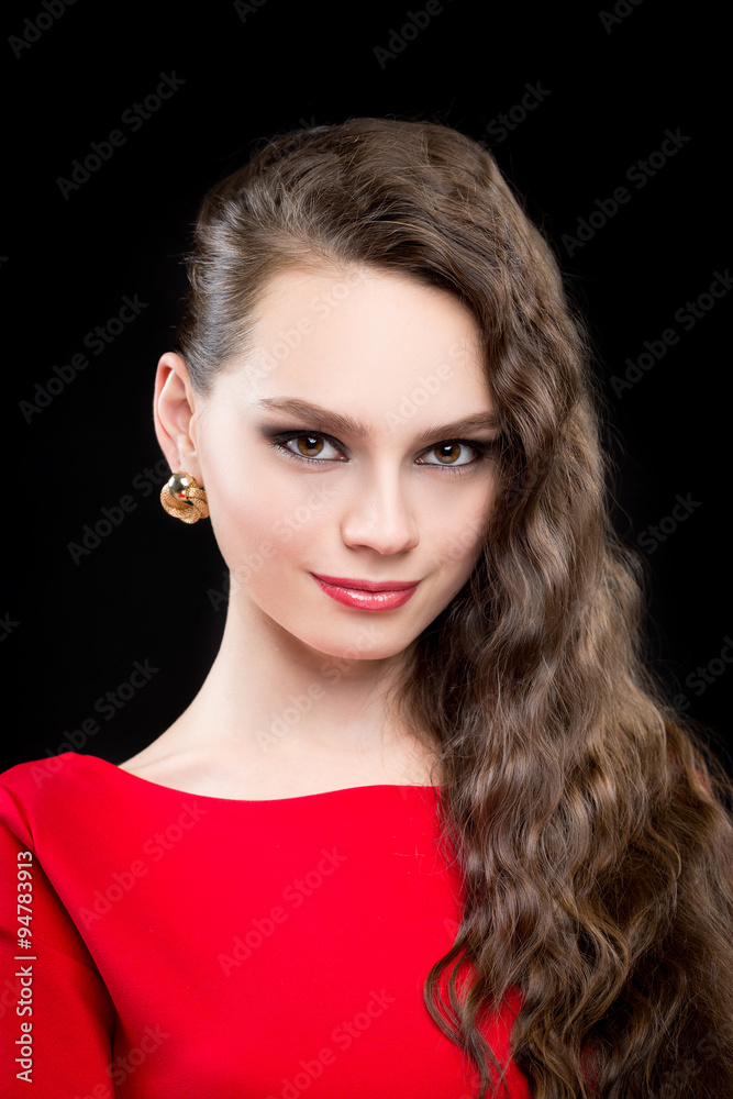 Makeup For Red Dress Brown Eyes