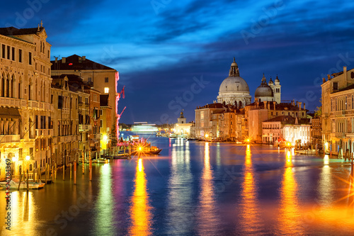 The Grand Canal and Santa Maria della Salute basilica, Venice, I