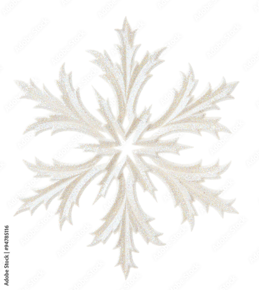 White snowflake White snowflake