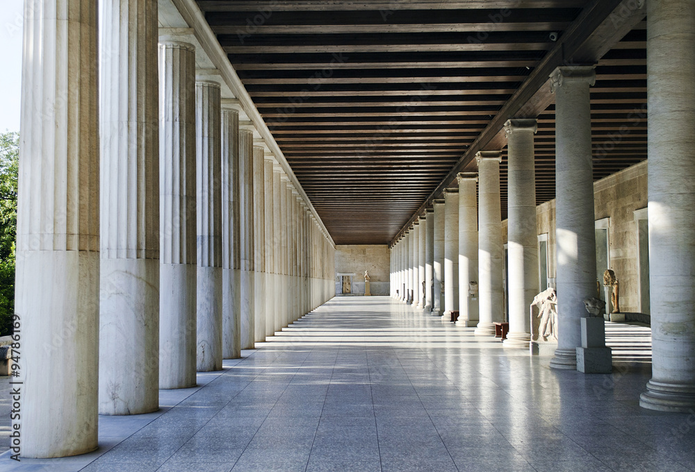 Stoa of Attalos in Athens Greece