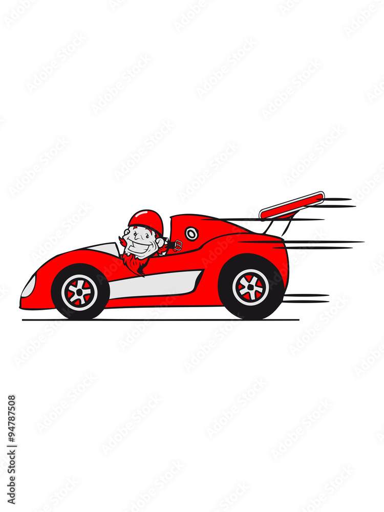 Race car funny comic