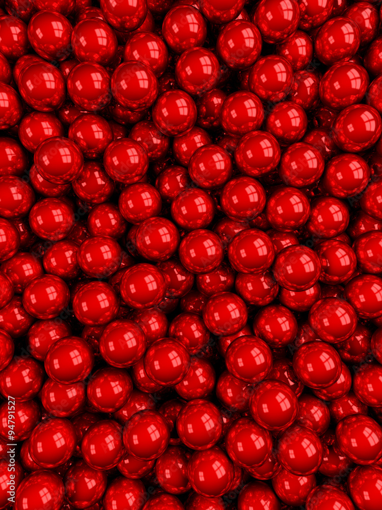 balls red glossy vertical balls red glossy vertical