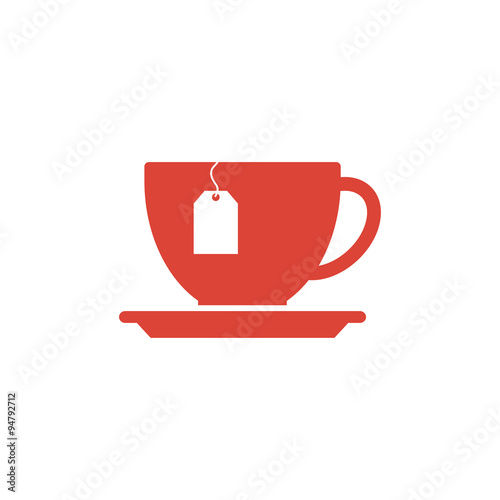 cup with tea bag icon