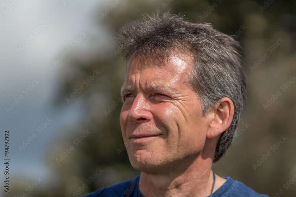 Senior man enjoying outdoor life Senior man enjoying outdoor life