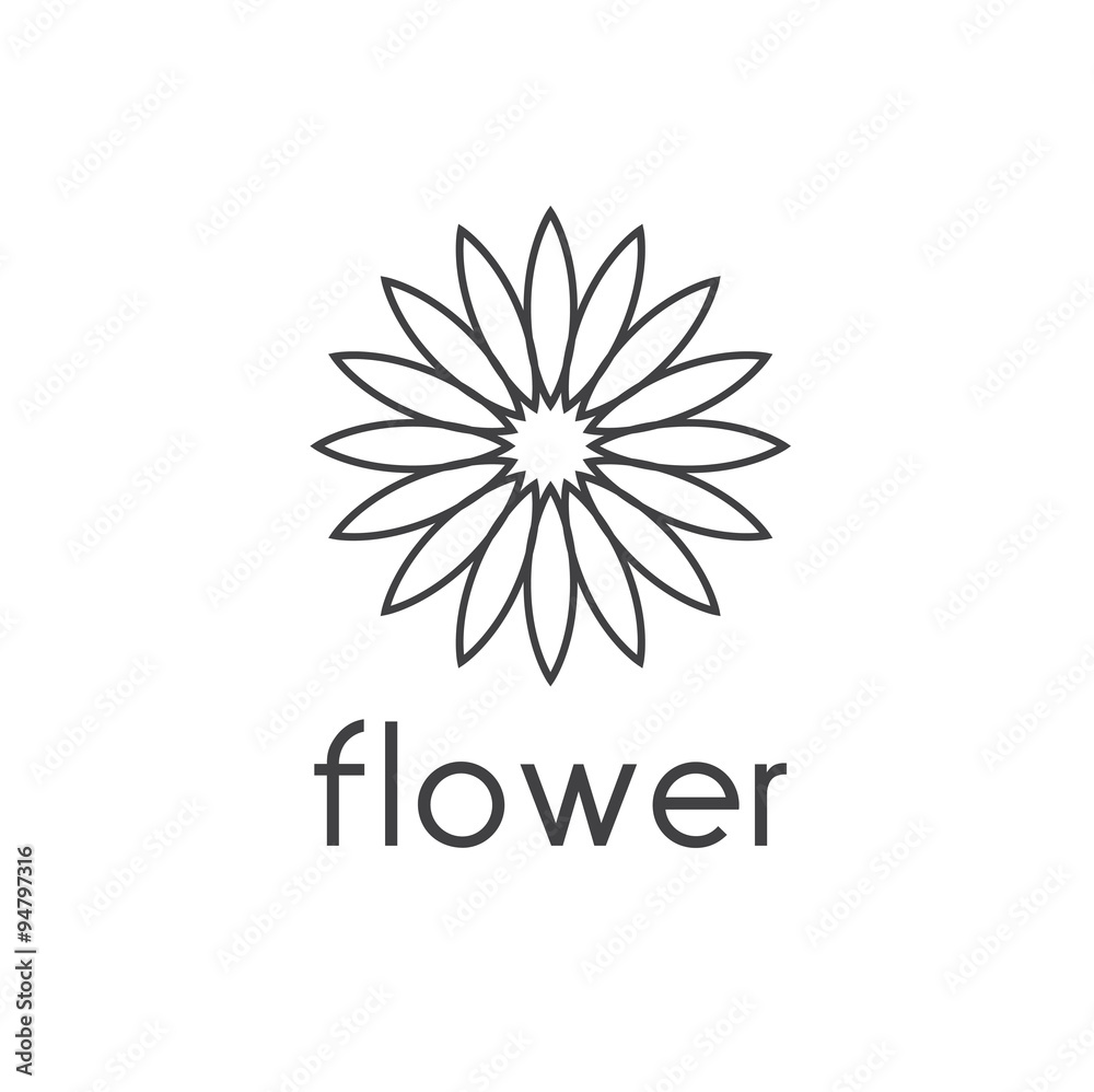 sunflower vector design template