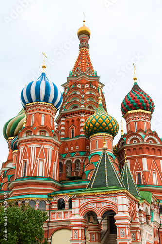 St Basil Cathedral in Moscow.