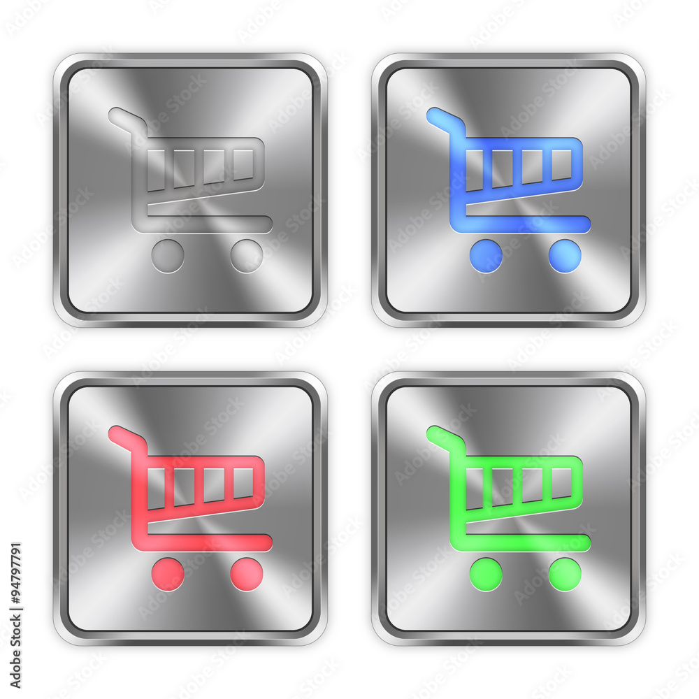 Color cart steel buttons Color cart steel buttons