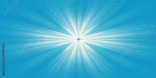 Esplosione di luce su fondo pastello photo