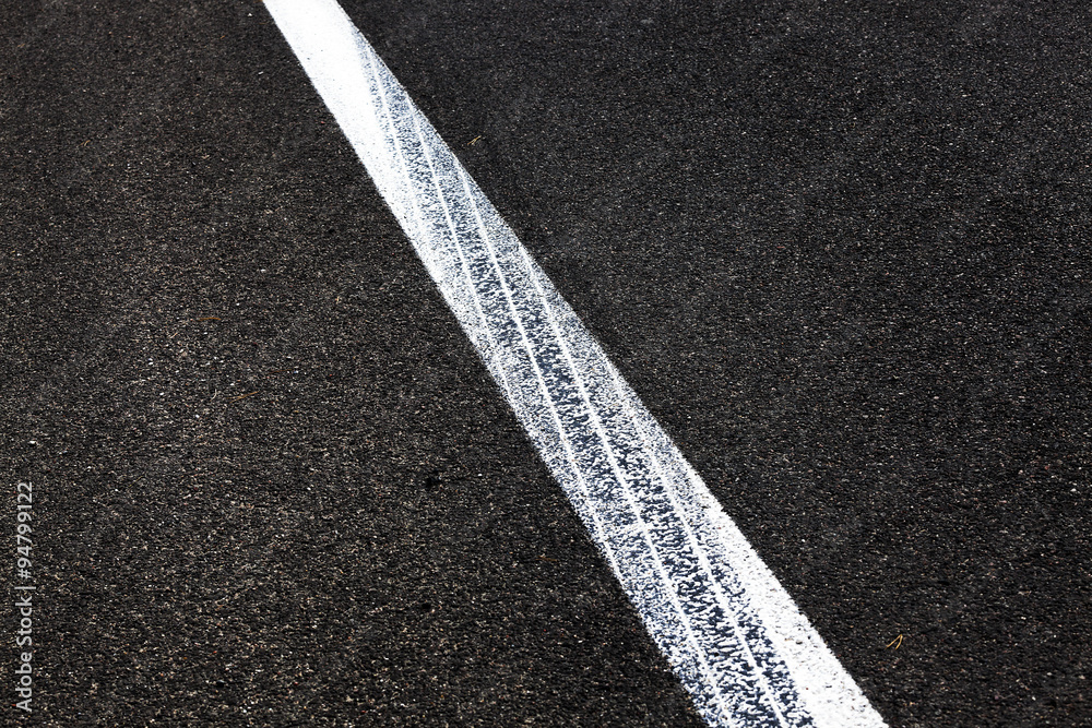 Fototapeta premium road markings . asphalt