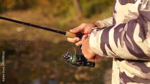 fishing with spinning 