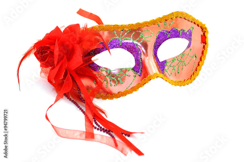 Red carnival mask