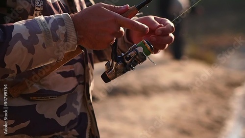 fishing with spinning 