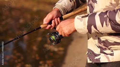 fishing with spinning 