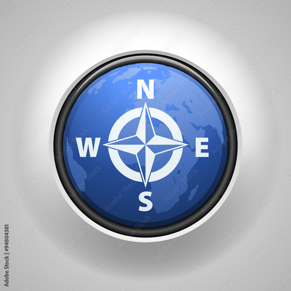 Compass button Compass button