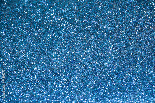 Blue glitter christmas abstract background
